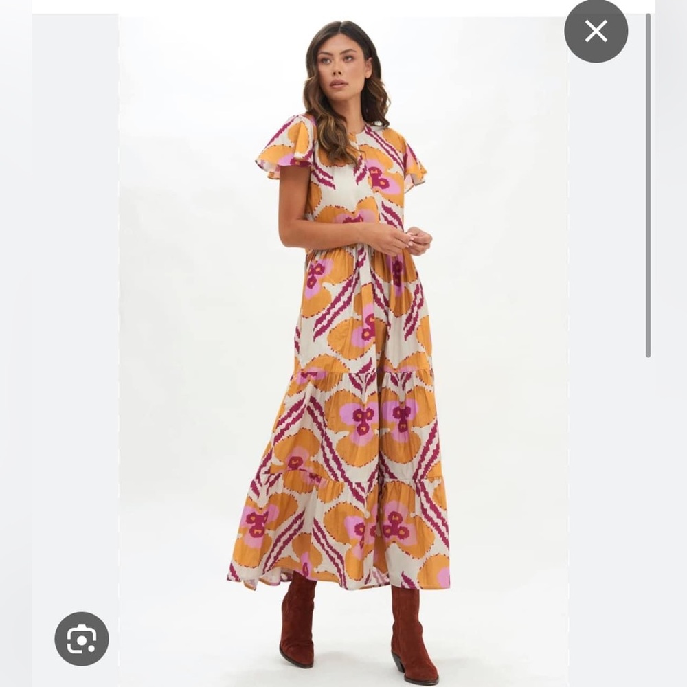 NWOT XS Oliphant Designs maxi dress
